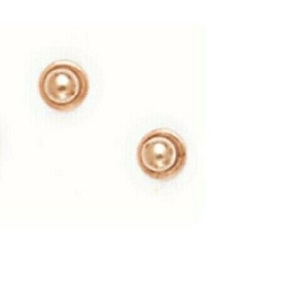 14K Solid Gold Screwbacks. A Pair of Earring Backs. Backing Only. 3x3.5mm - Picture 6 of 6